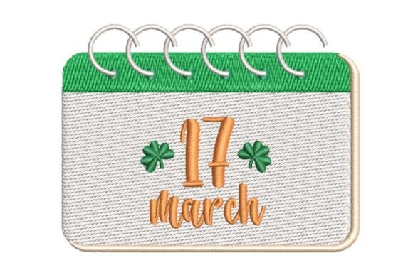 17 March St. Patrick’s Day Embroidery Design