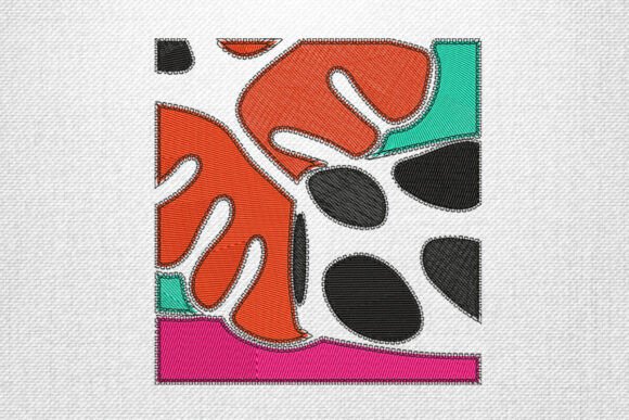 Abstract Modern Patch Embroidery Review