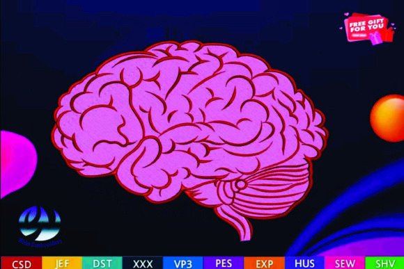 Anatomical Brain Machine Embroidery Review
