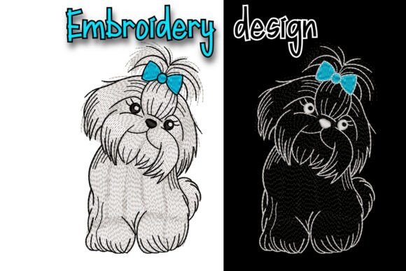 Embroidery Design Fluffy Dog Review