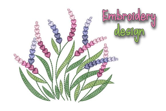 Flowers Lavender Embroidery Design Review