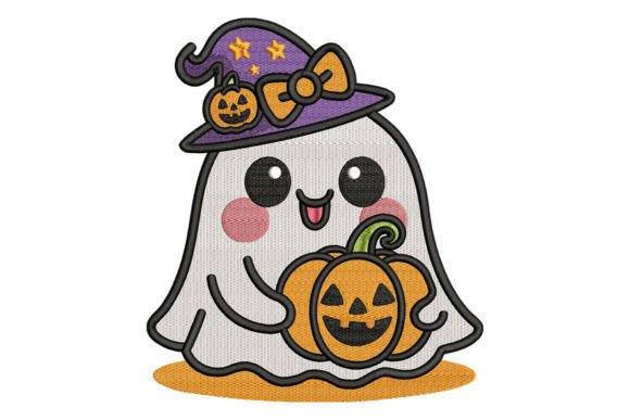 Ghost with Pumpkin Halloween Embroidery Review