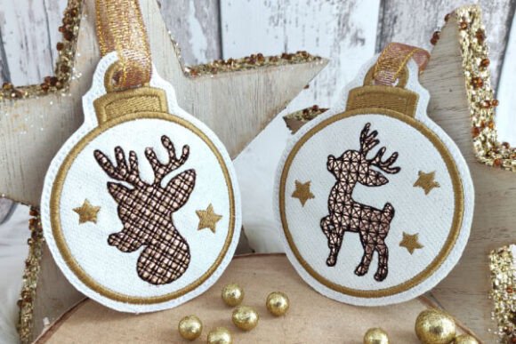 ITH Christmas Ornaments Embroidery Review