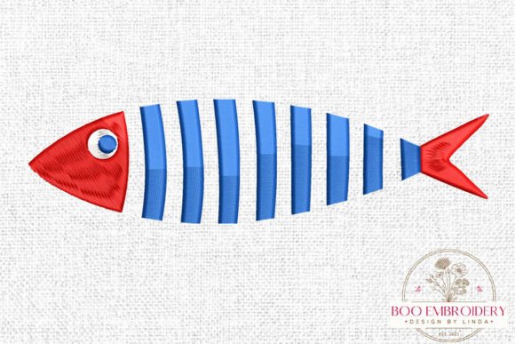 Minimalist Fish Embroidery Design Review