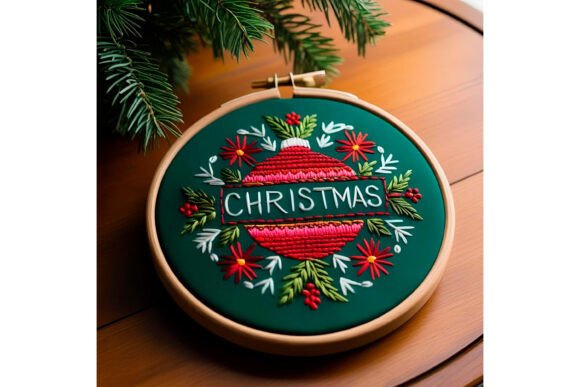 Xmas Idea of Embossed Embroidery Review